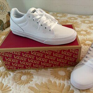 Vans Seldan Sneakers Men’s Size 9 White/White NIB